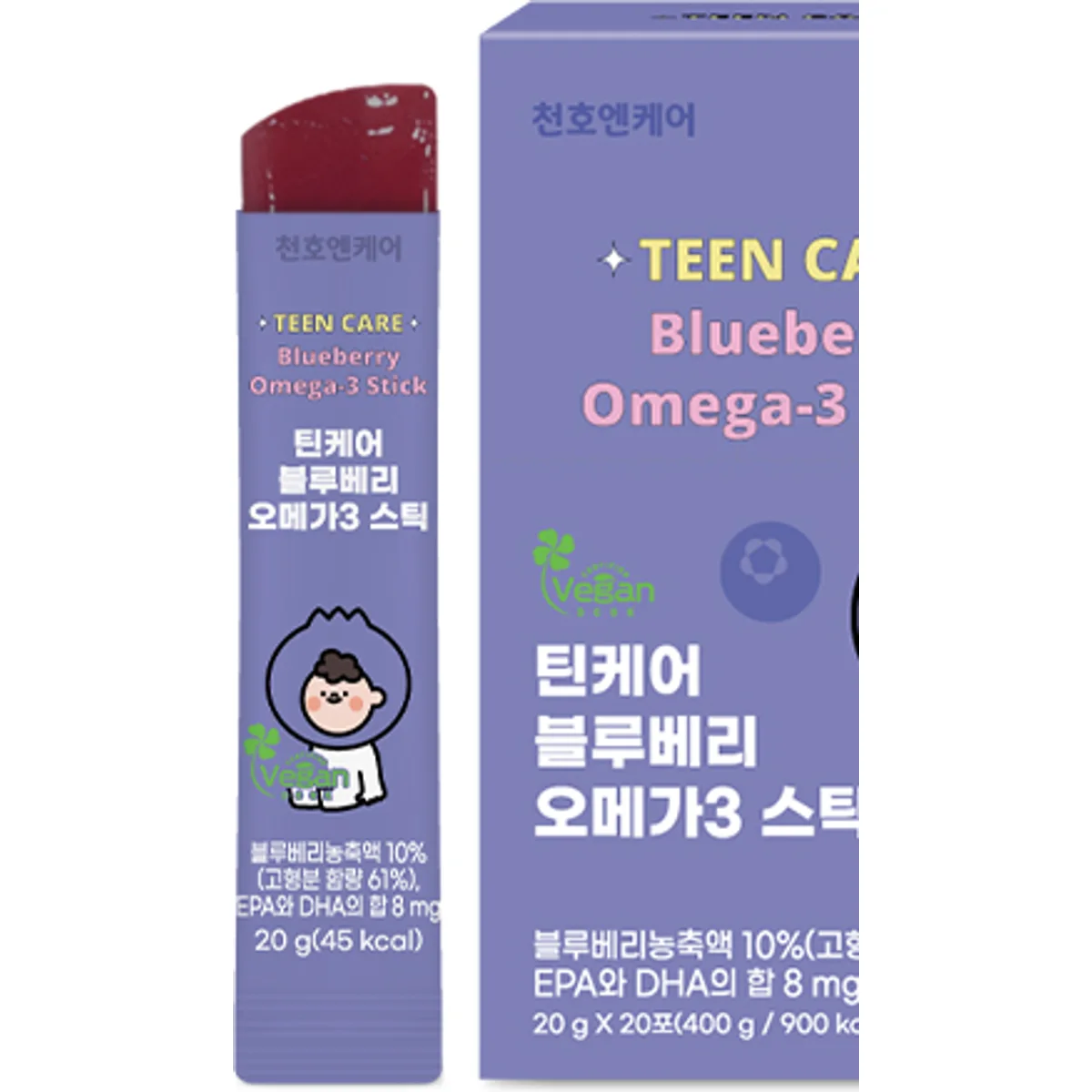 Teen Care Blueberry Omega-3 Stick